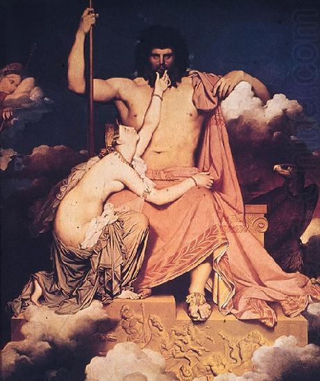 Jupiter and Thetis, Jean Auguste Dominique Ingres